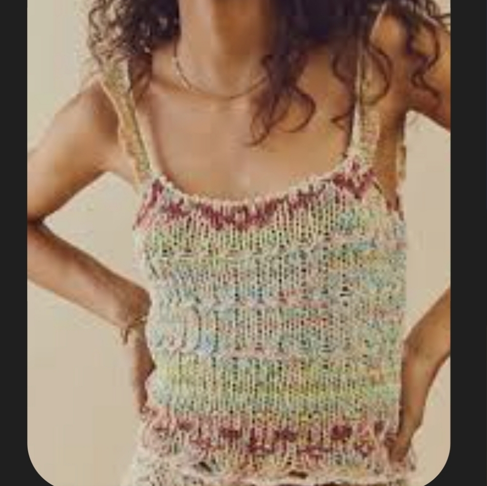 NEW Free People Palmetto Knit Tank